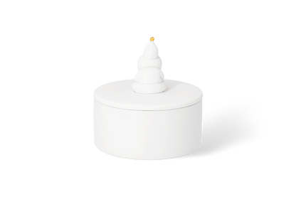 Pot à trésors Père Noël Räder porcelaine blanche