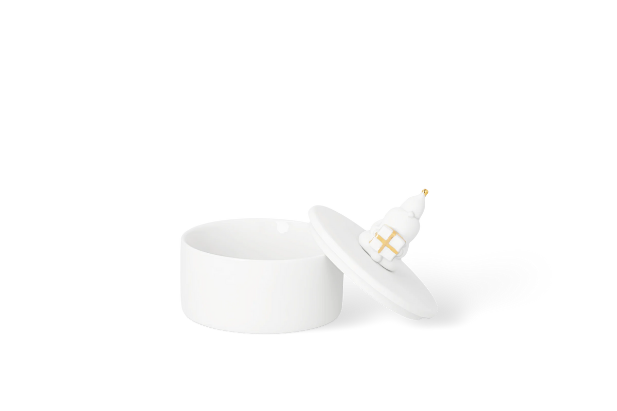 Pot à trésors Père Noël Räder porcelaine blanche