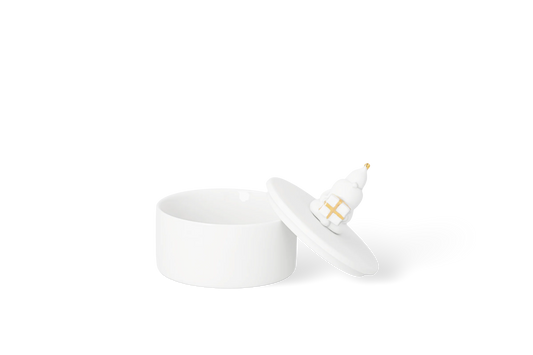 Pot à trésors Père Noël Räder porcelaine blanche