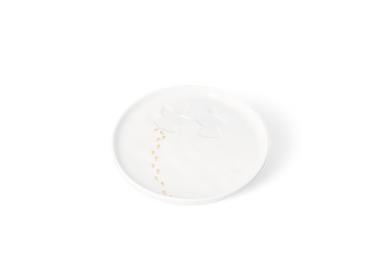 Plat empreintes d'ange dans la neige Räder porcelaine