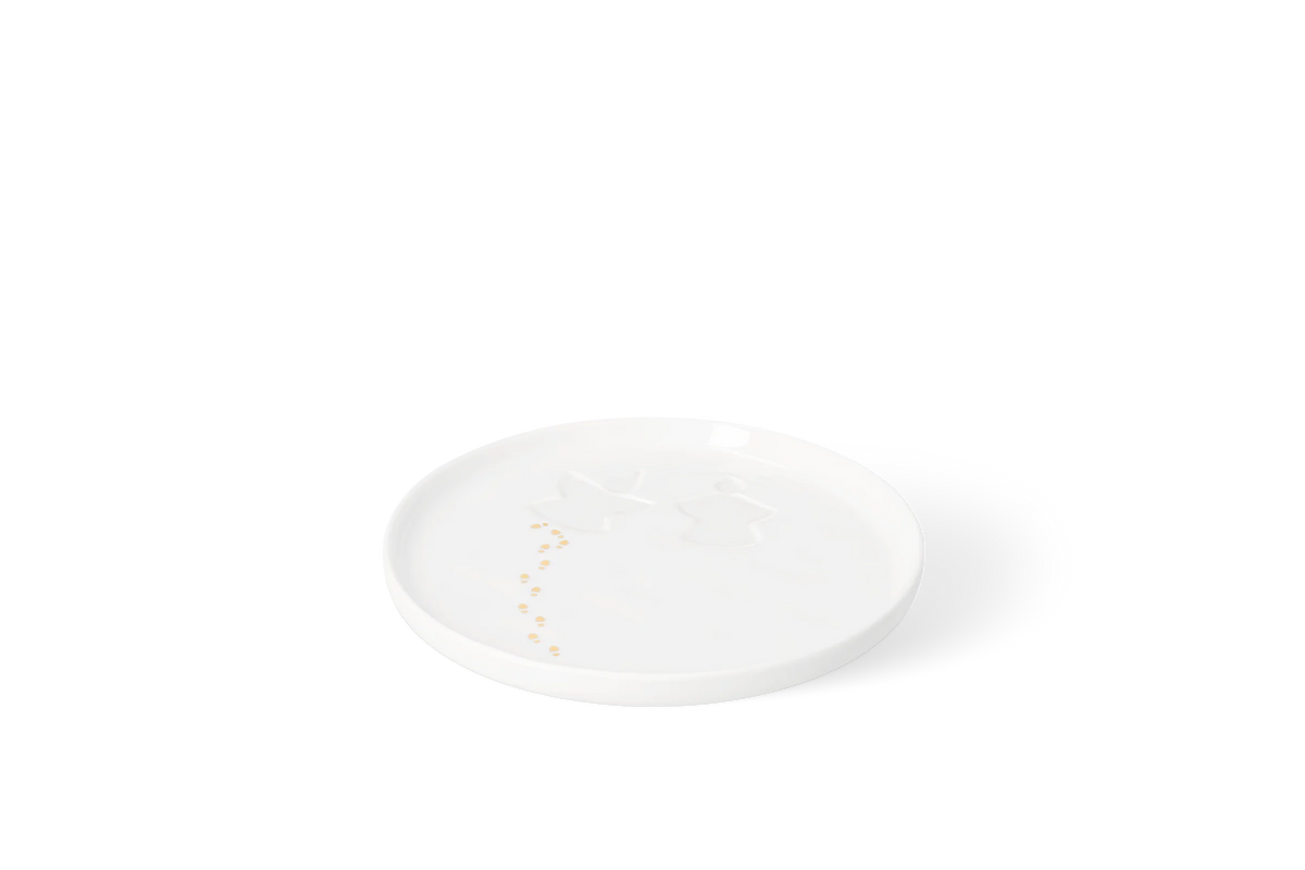 Plat empreintes d'ange dans la neige Räder porcelaine