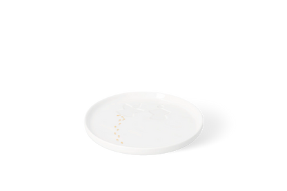 Plat empreintes d'ange dans la neige Räder porcelaine