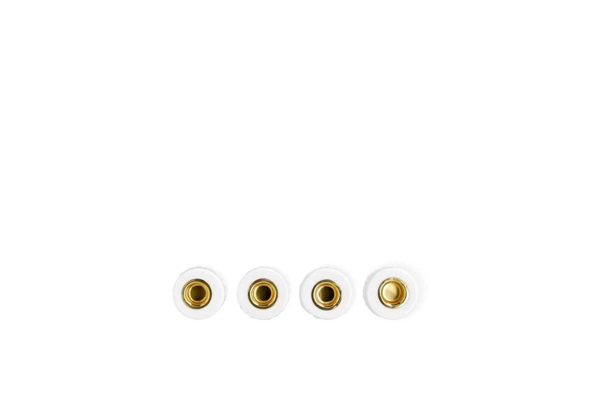 Set de bougies de l'Avent Räder porcelaine blanche