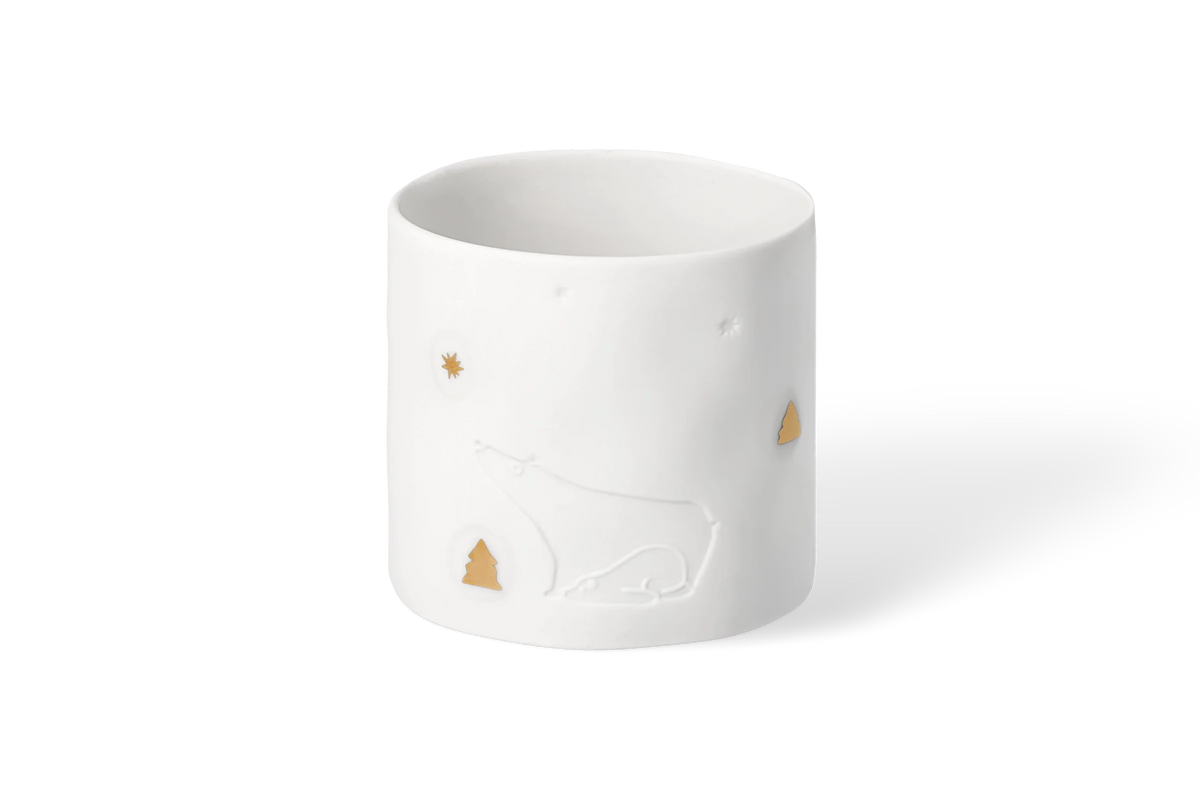 Photophore histoires d'hiver ours polaire Räder porcelaine blanche