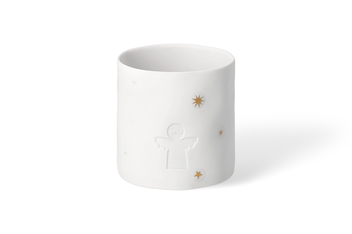 Photophore histoires d'hiver ange Räder porcelaine blanche