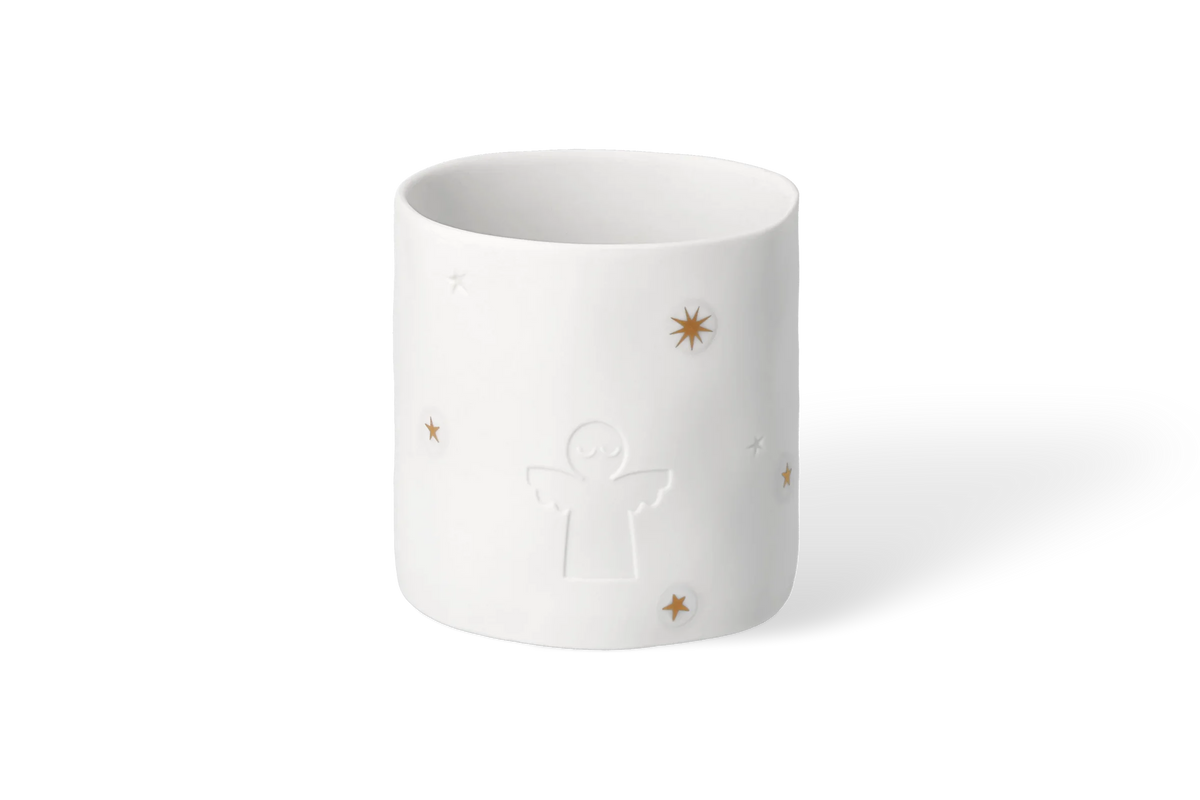 Photophore histoires d'hiver ange Räder porcelaine blanche