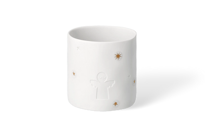 Photophore histoires d'hiver ange Räder porcelaine blanche