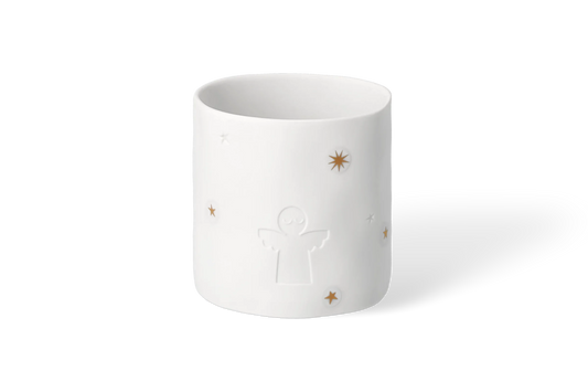 Photophore histoires d'hiver ange Räder porcelaine blanche