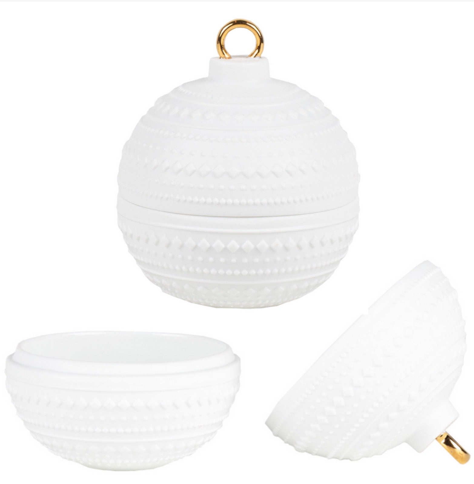 Set lait et sucre de fête Räder porcelaine blanche
