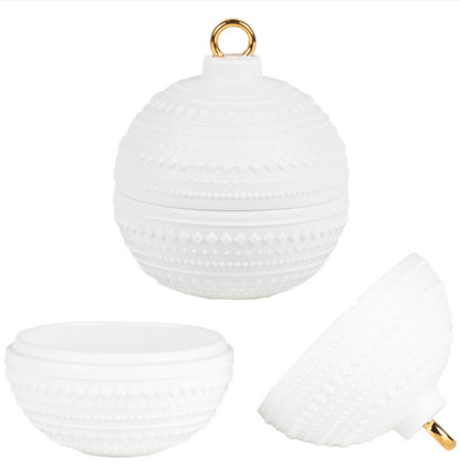 Set lait et sucre de fête Räder porcelaine blanche