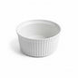 Plat à soufflé Girard en porcelaine blanche de 19 cm