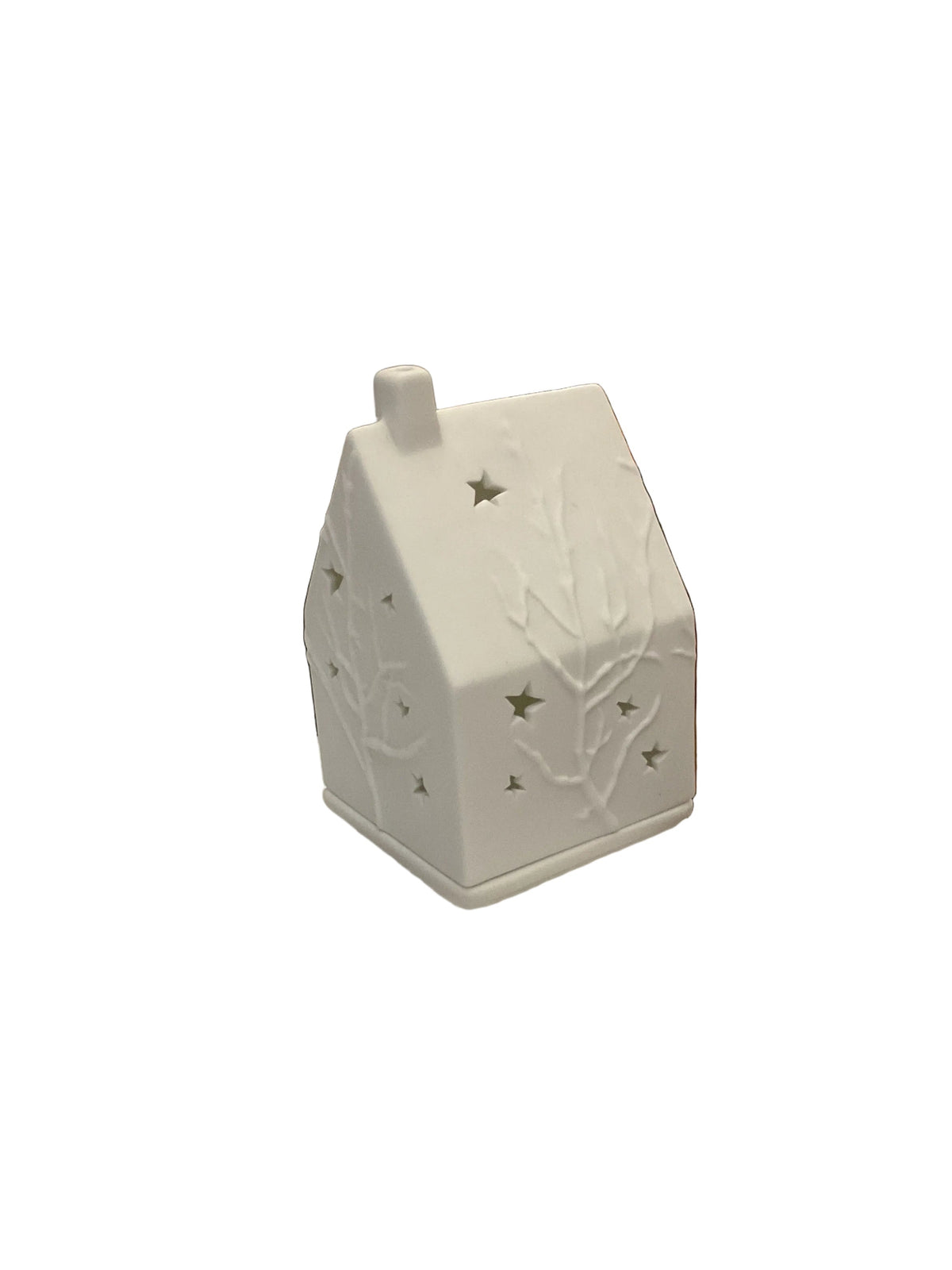Petite maison lumineuse de Noël Räder porcelaine blanche