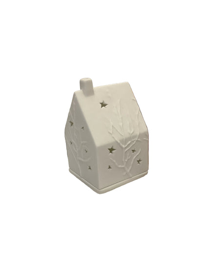 Petite maison lumineuse de Noël Räder porcelaine blanche