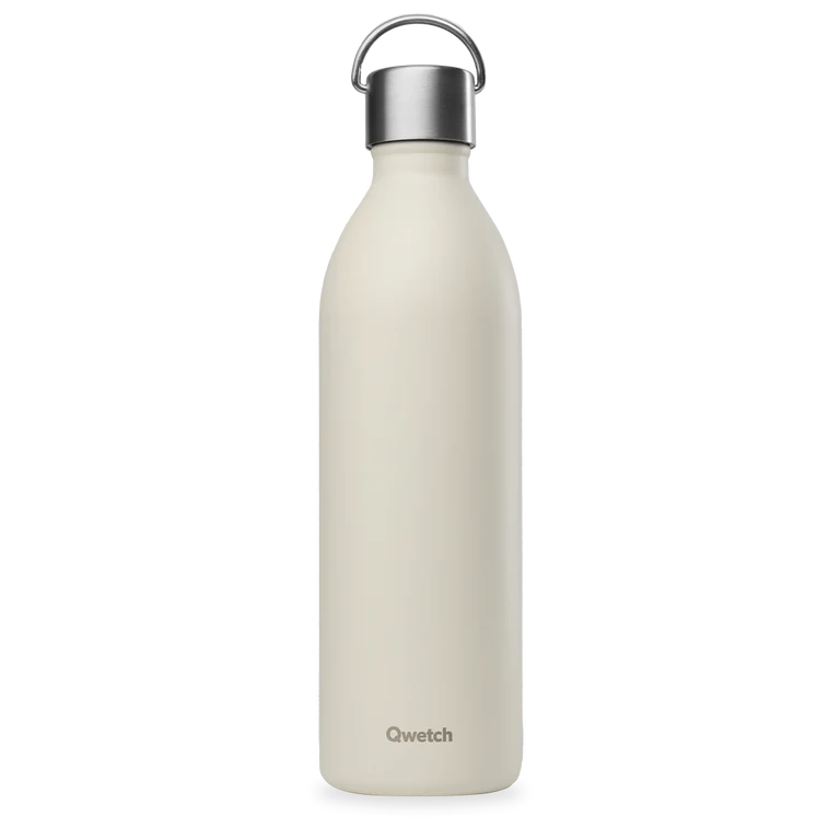 Bouteille isotherme 1000ml sable - Qwetch