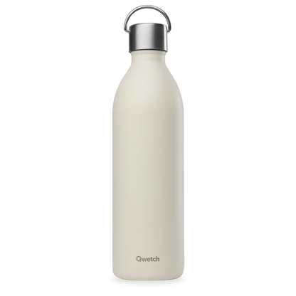 Bouteille isotherme 1000ml sable - Qwetch