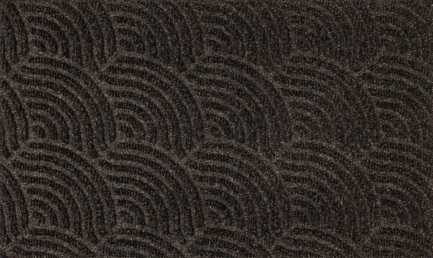 Tapis Dune Waves Dark Brown 60x90 cm - Wash+Dry