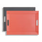 Plateau bicolore réversible en similicuir 45X35cm - Freeform