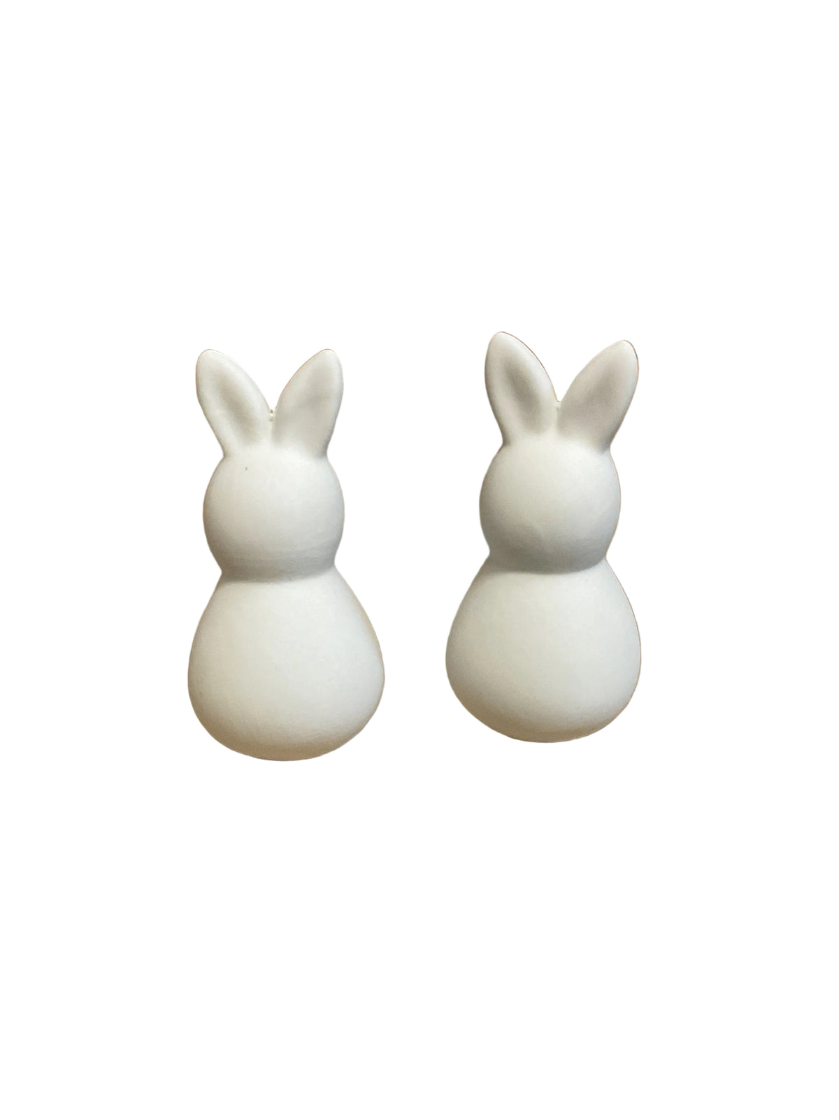Couple de lapins en porcelaine Räder porcelaine blanche
