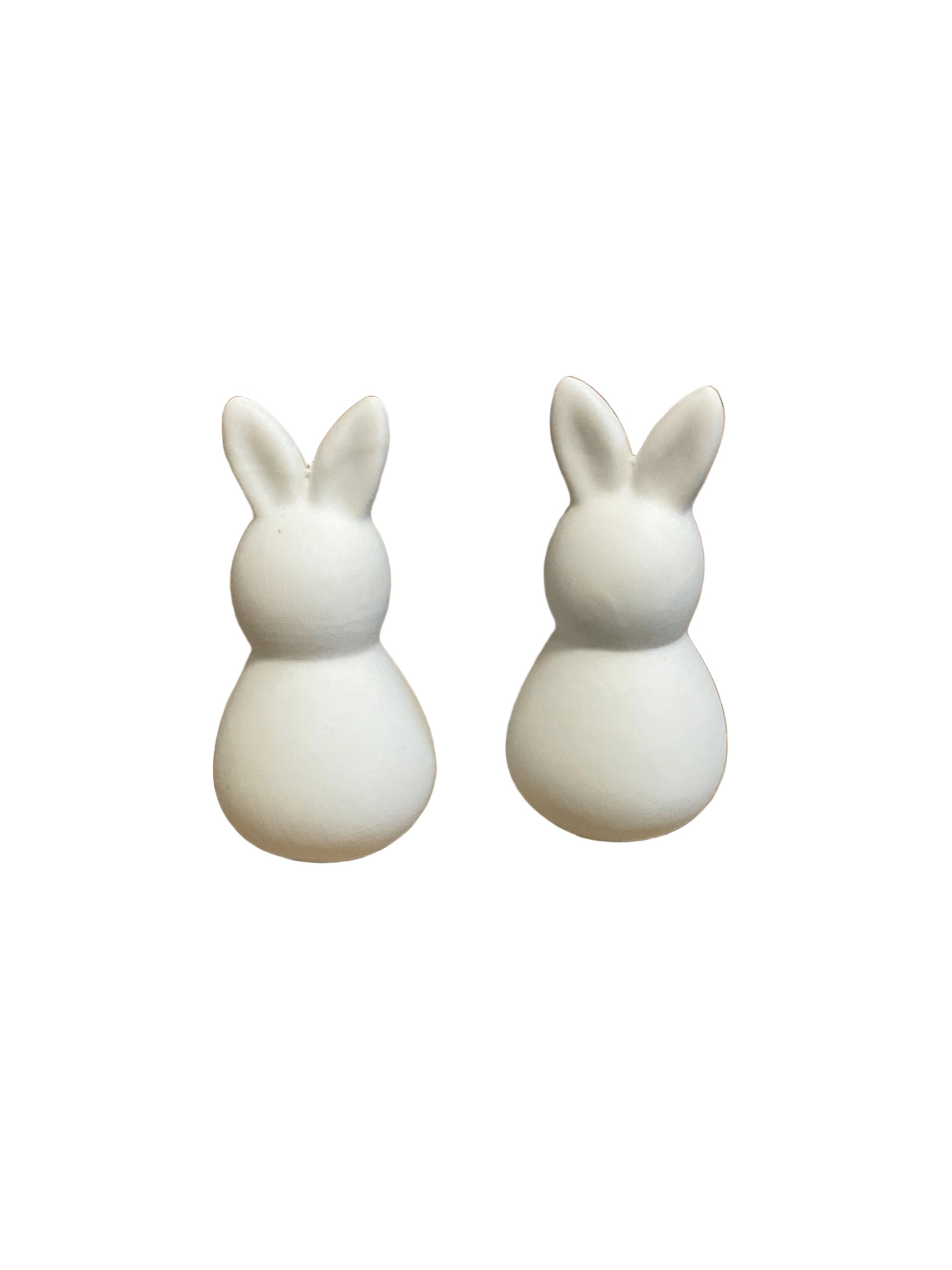 Couple de lapins en porcelaine Räder porcelaine blanche