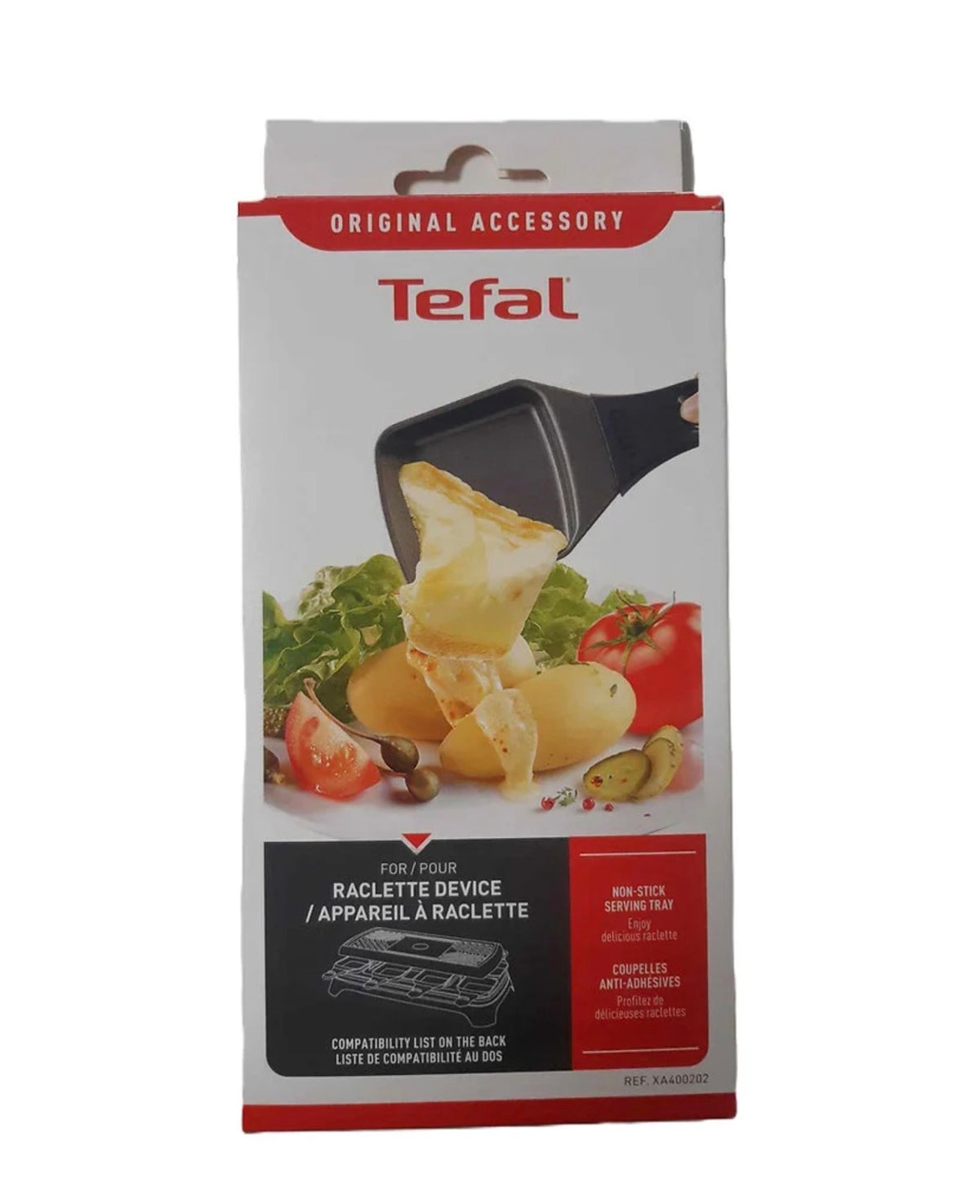 Lot de 2 coupelles à raclette Tefal antiadhésives