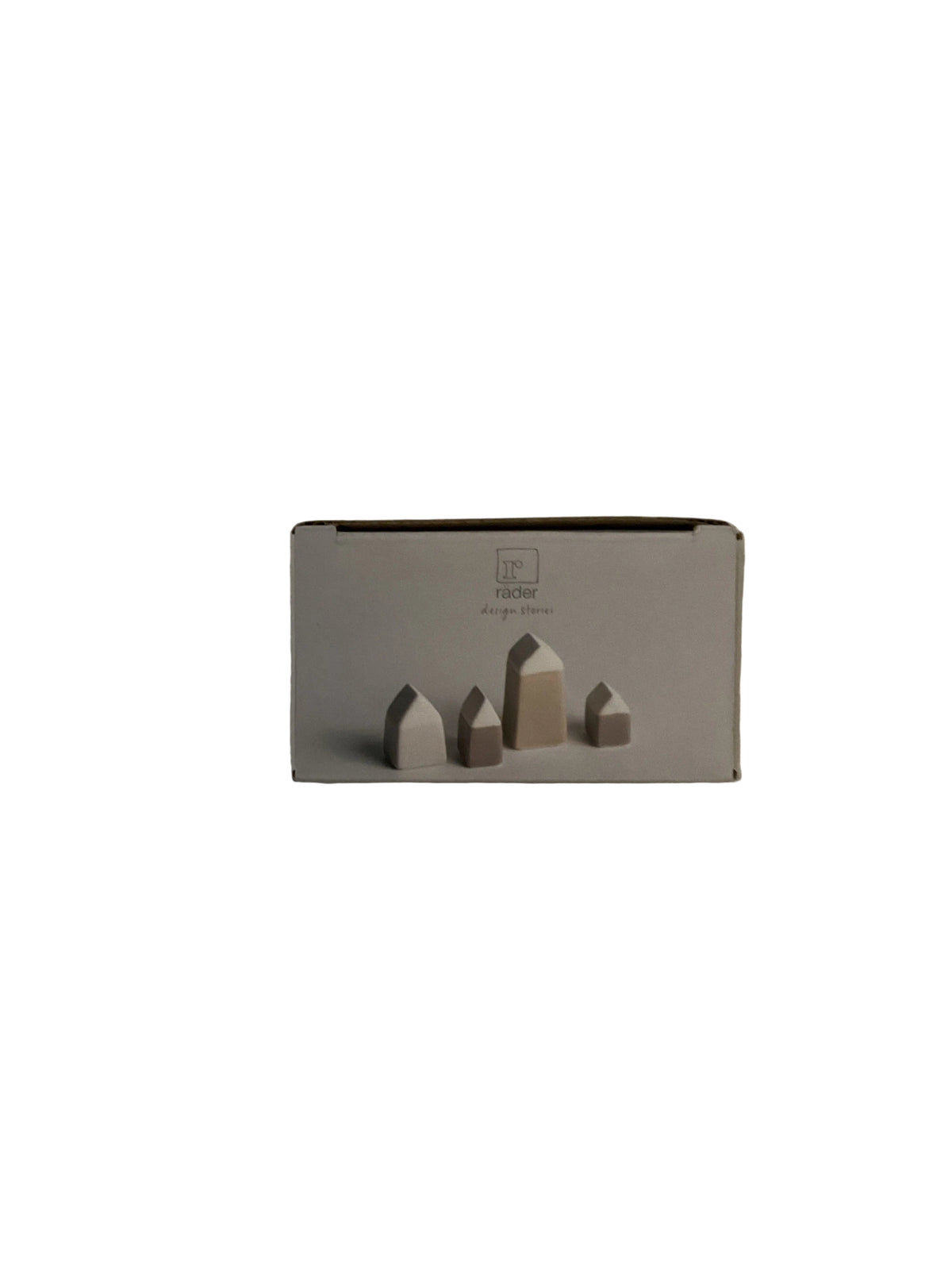 Set de 4 maisons en grès Räder porcelaine