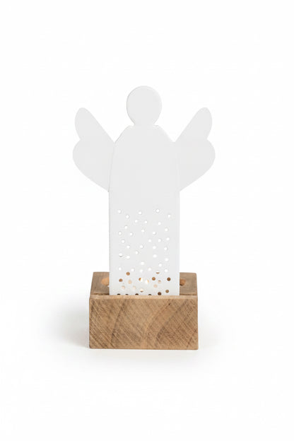 Objet lumineux ange blanc Räder porcelaine