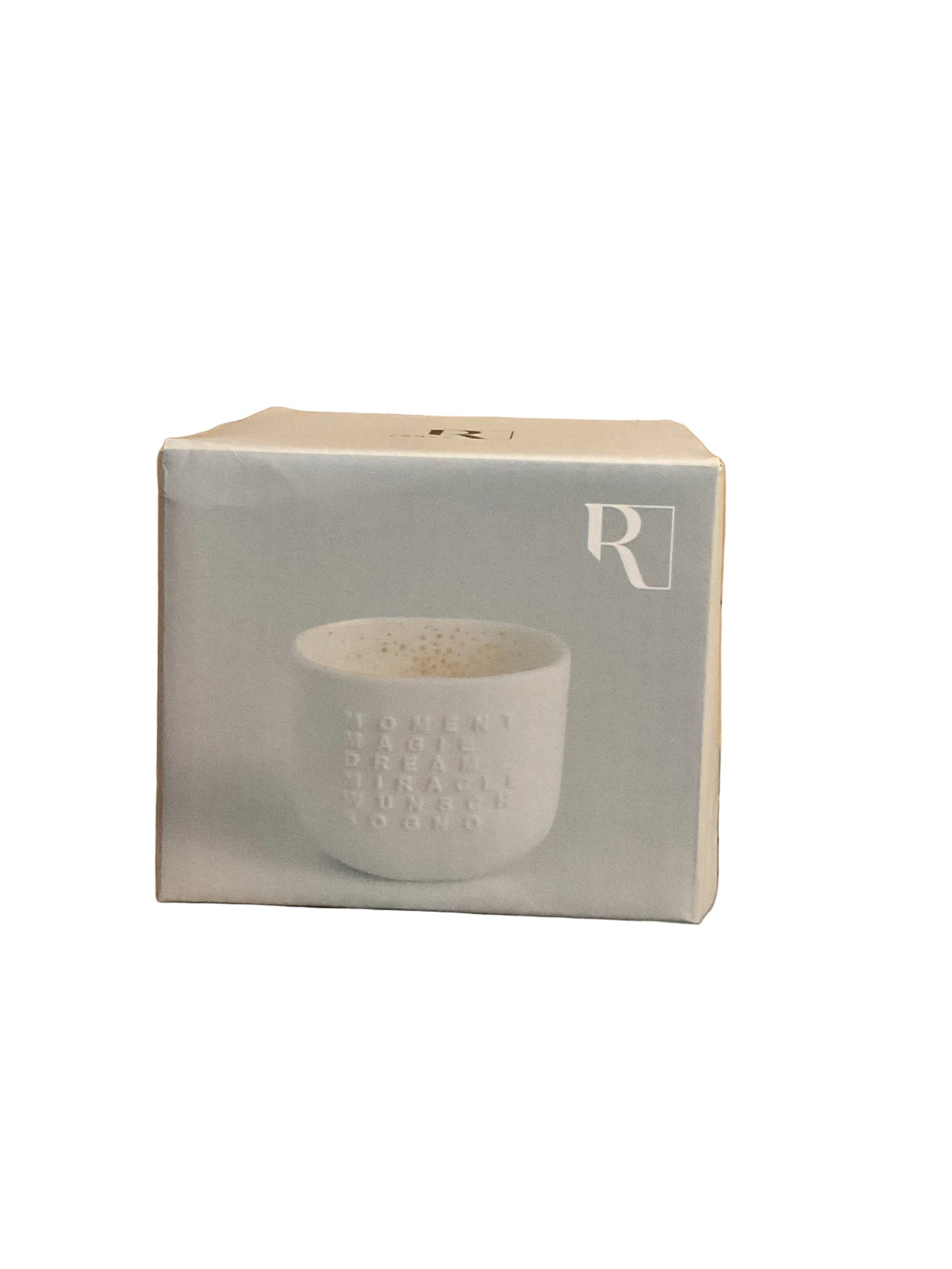 Photophore mots lumineux moment et magie Räder porcelaine blanche