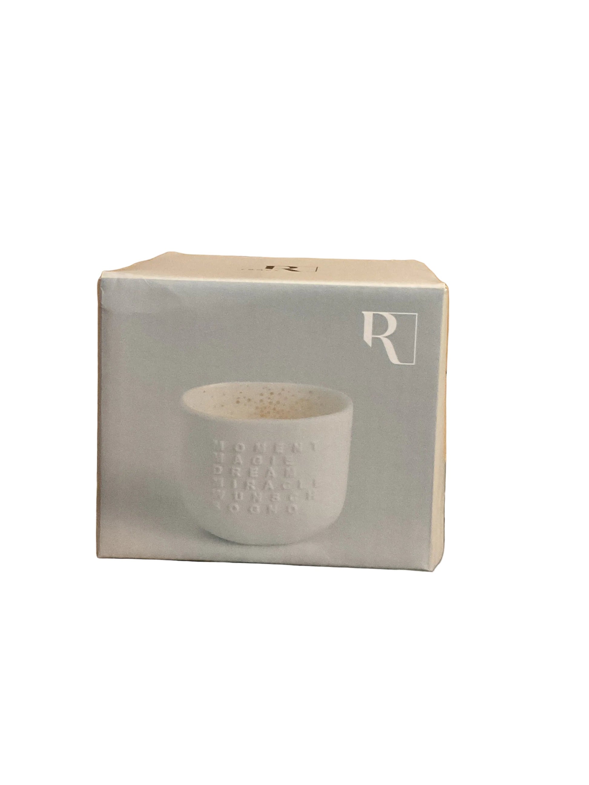 Photophore mots lumineux moment et magie Räder porcelaine blanche