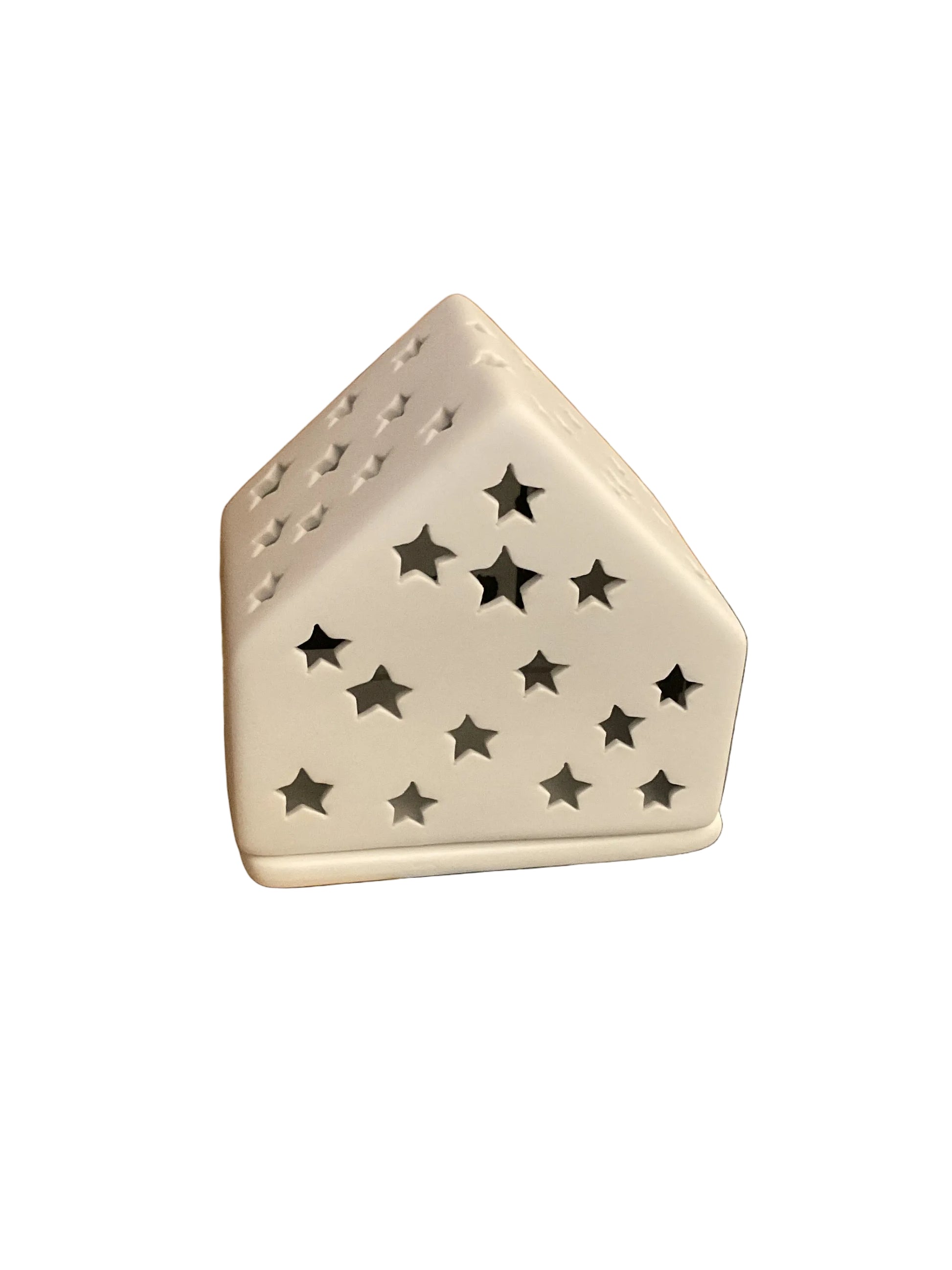 Maison lumineuse étoiles Räder porcelaine blanche