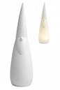 Figurine Père Noël LED Räder porcelaine blanche
