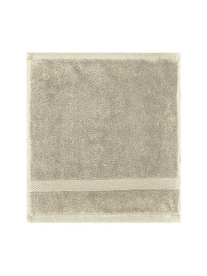 Carré de bain Elea Angora 50x50 en coton beige uni