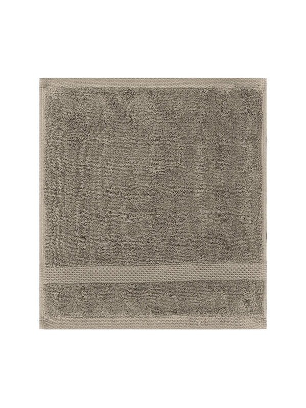 Carré de bain 50x50 cm en coton beige Elea Chataignes