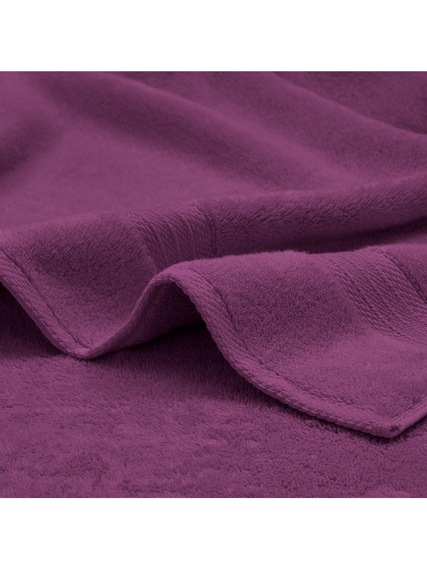 Carré éponge Elea raisin 50x50 cm en coton 100% coloris violet