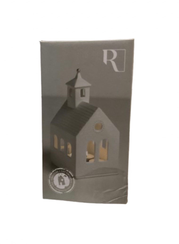 Petite chapelle lumineuse Räder porcelaine blanche