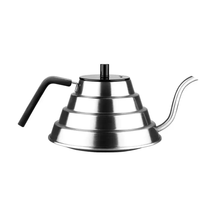 Bouilloire inox Groove QDO - corps à lignes nervurées, 0,8 L