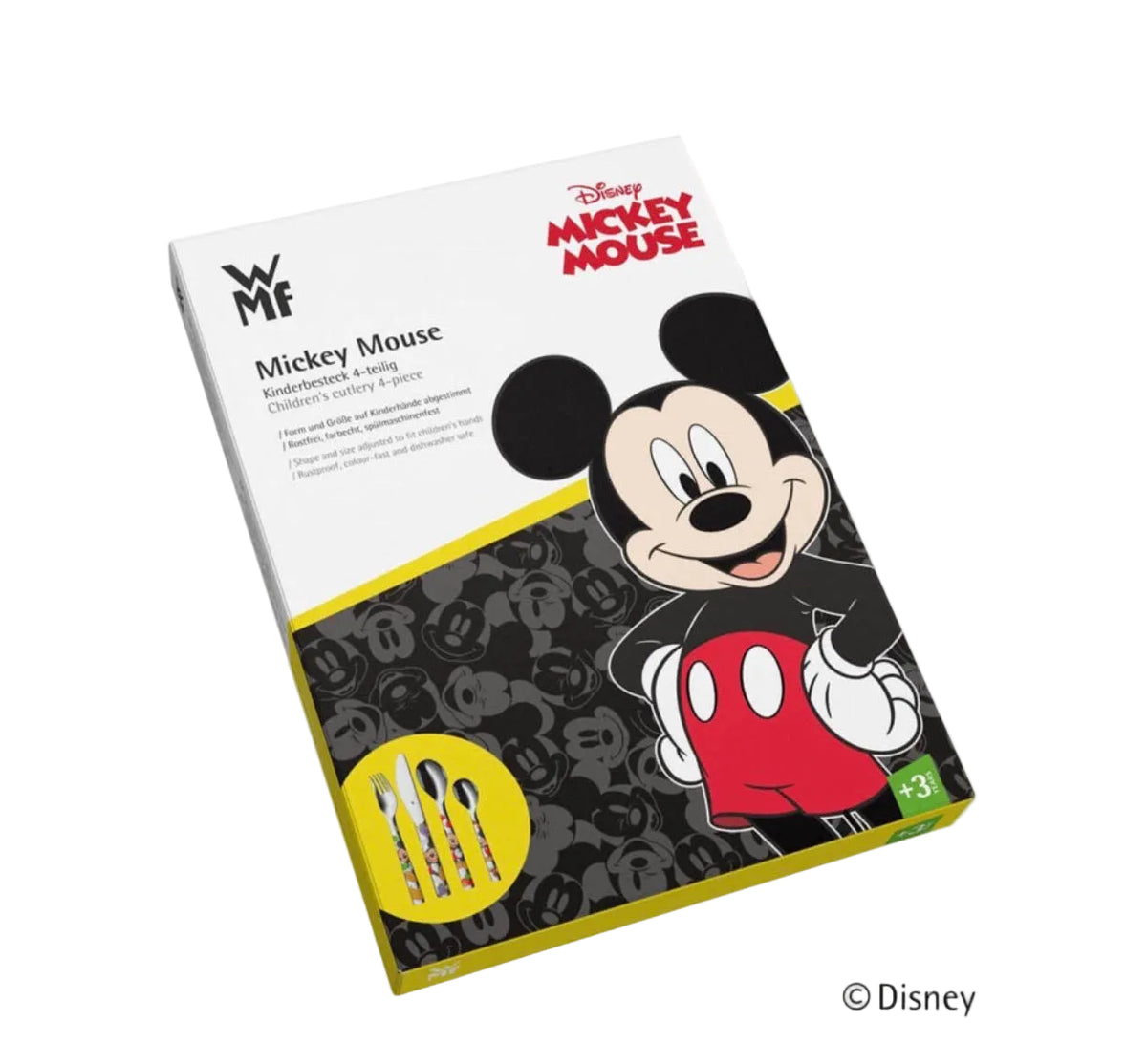 Couverts enfant WMF Mickey Mouse en inox, 4 pièces