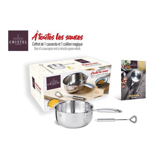 Coffret À toutes les sauces Cristel avec casserole
