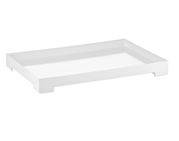 Grand plateau Essence Icons Guzzini - coloris blanc