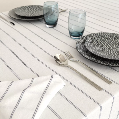 Nappe et serviettes Rimini Nero - Garnier Thiebaut
