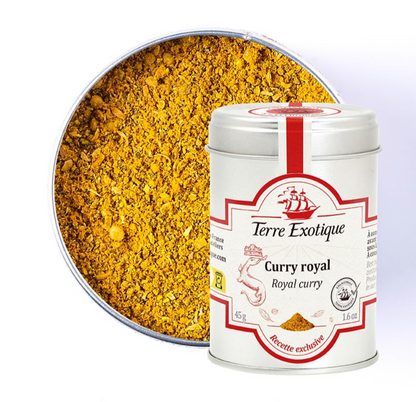 Boîte métallique de curry royal Terre Exotique