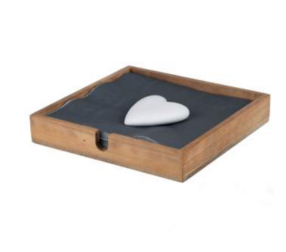 Porte-serviette cœur Räder porcelaine