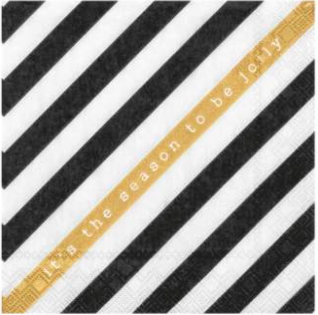 Cocktail napkin it's the season to be - Räder