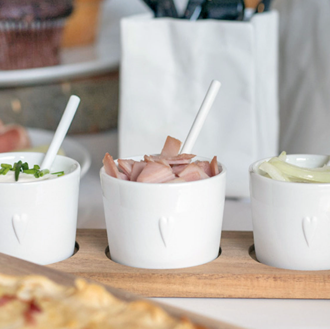 Served three ways. heart - Räder