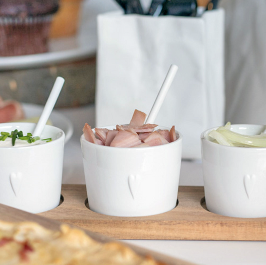 Served three ways. heart - Räder