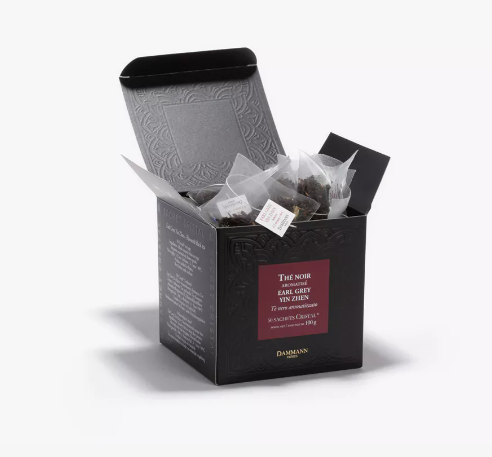 Thé noir Earl Grey Yin Zhen en sachet - Dammann