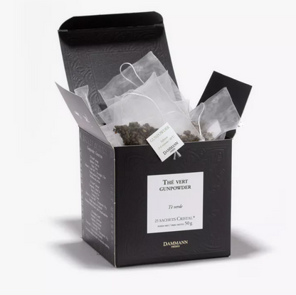 Thé vert Gunpowder en sachet - Dammann