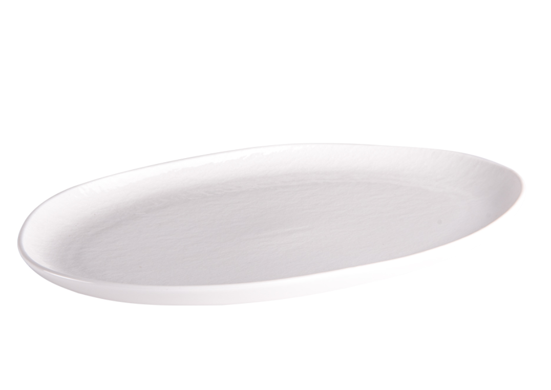 Plat ovale Ecume 34.5 x 23.5 cm - Table passion