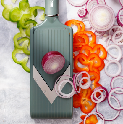 Mandoline V-Slicer PureCut Eucalyptus Green - Microplane