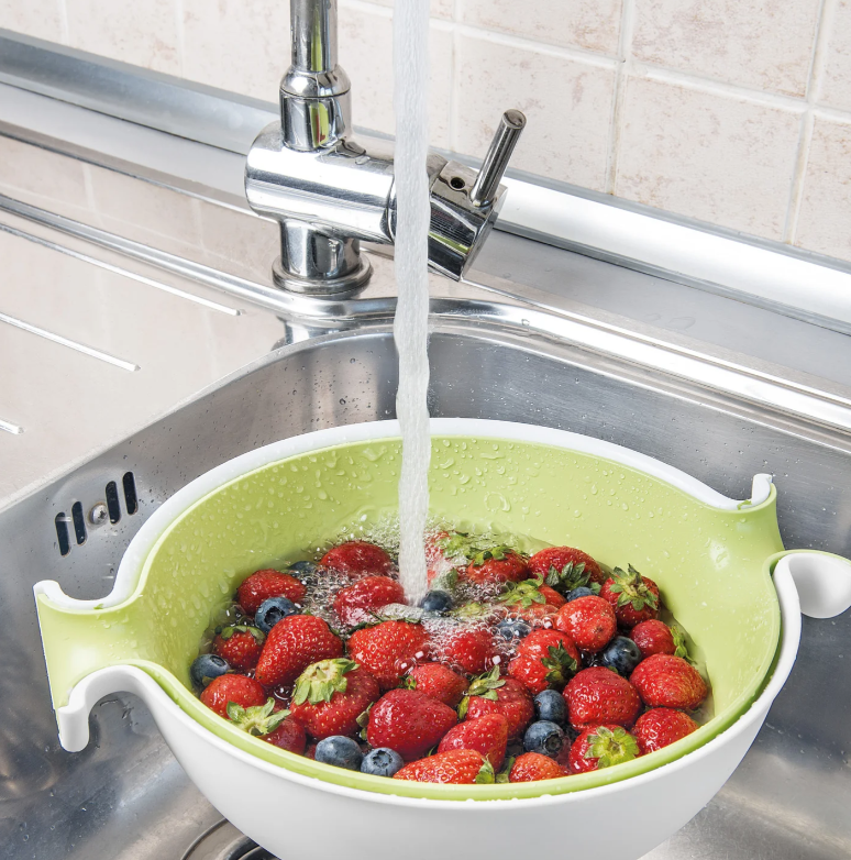 Passoire avec bol 'spin&drain' - Guzzini