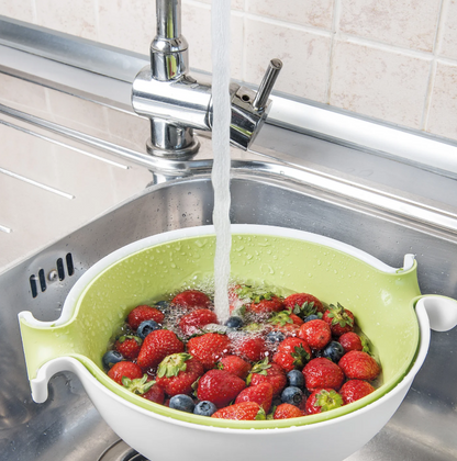 Passoire avec bol 'spin&drain' - Guzzini